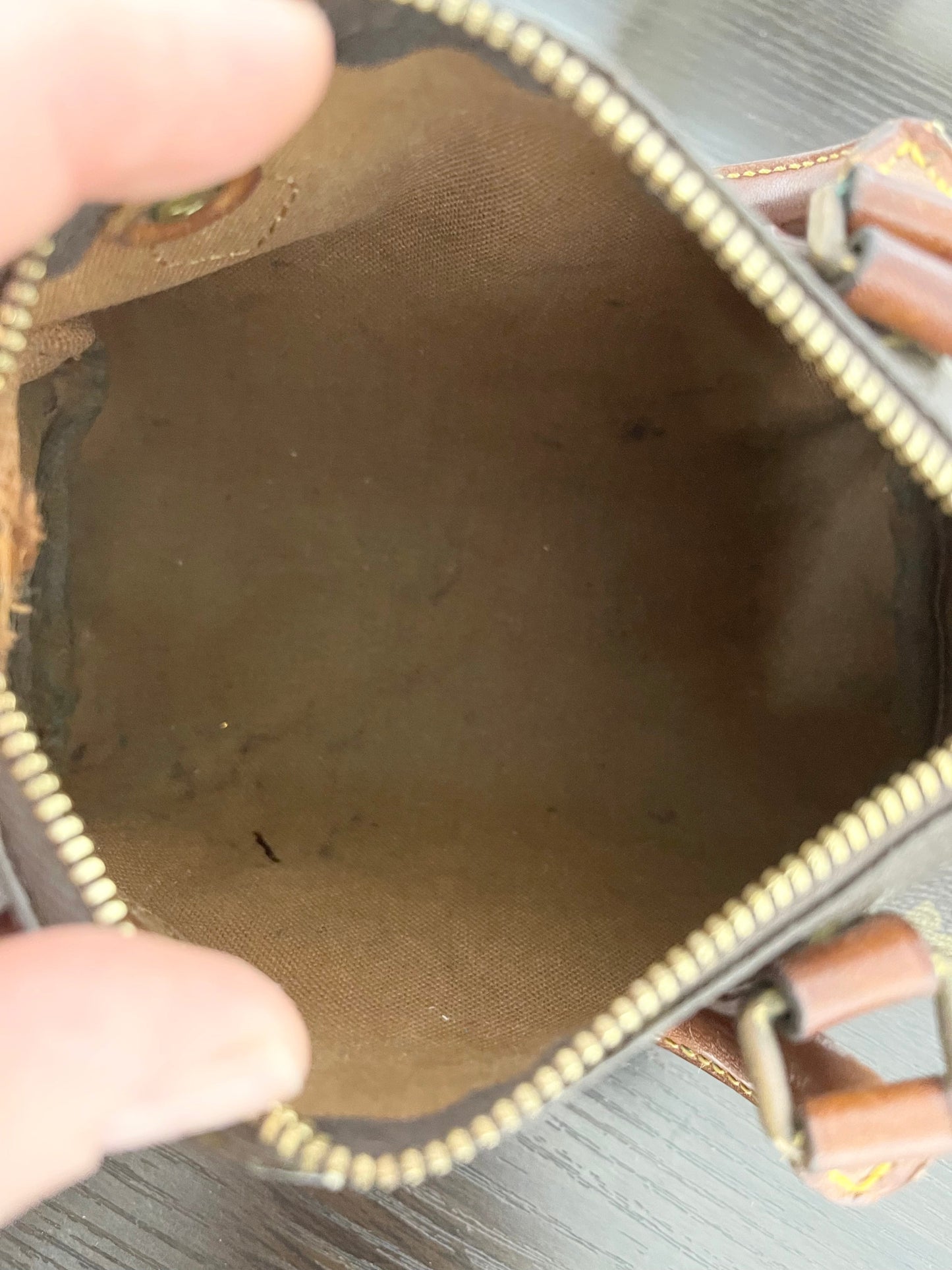 LOUIS VUITTON   Monogram Nano Speedy Bag