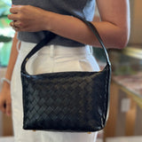 B-VENETA Mini Wallace Intrecciato Leather Shoulder Bag