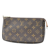 Louis Vuitton Pochette Accessoires  Canvas Clutch Bag
