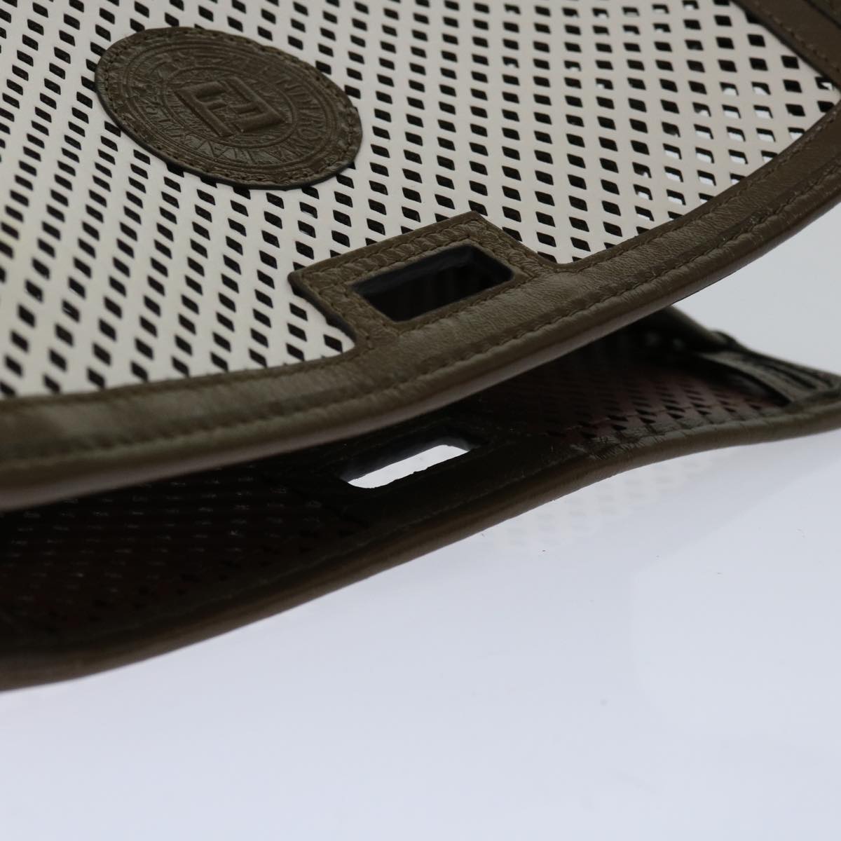 Fendi  Leather Clutch Bag