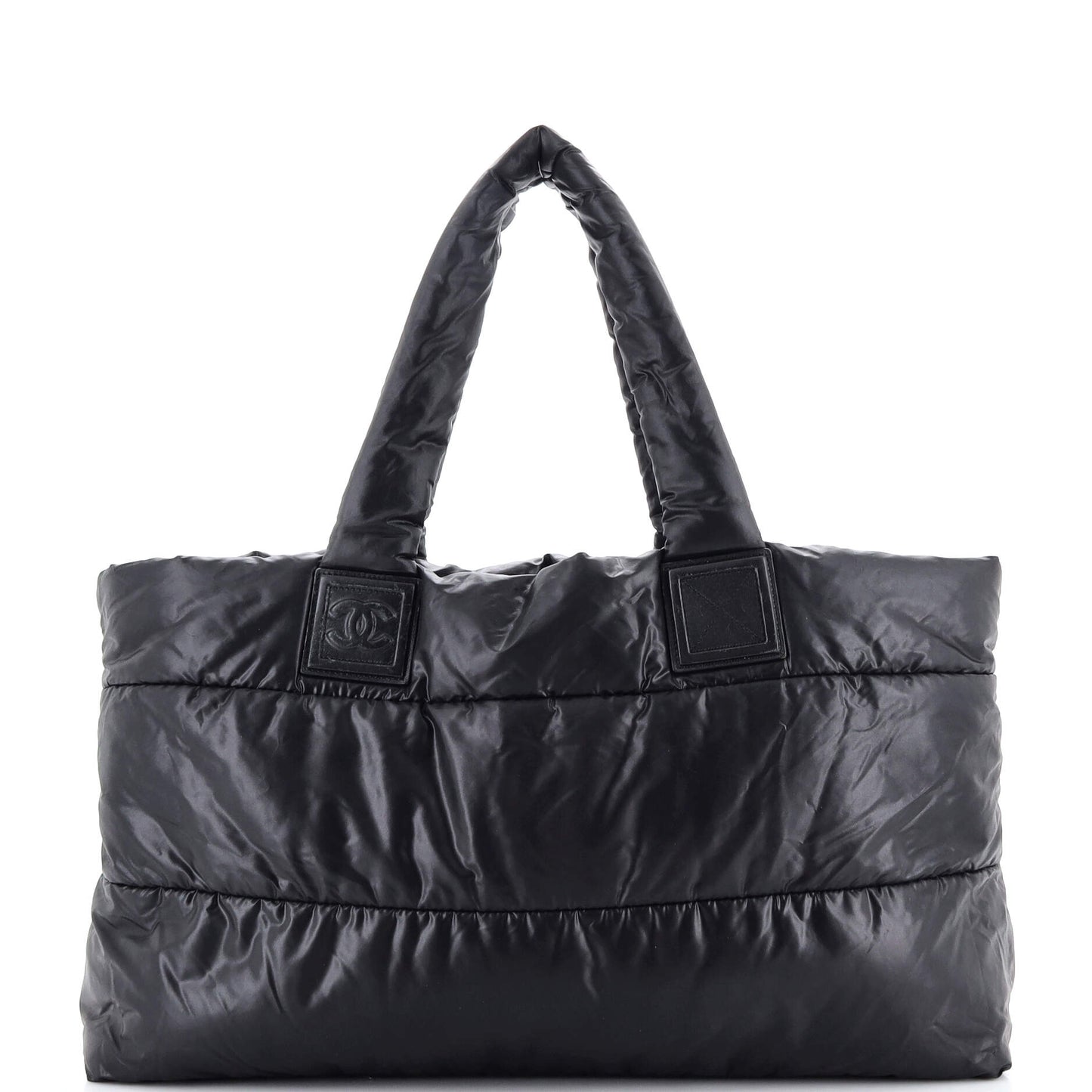 CHANEL Coco Cocoon Reversible Tote Quilted Nylon Large
