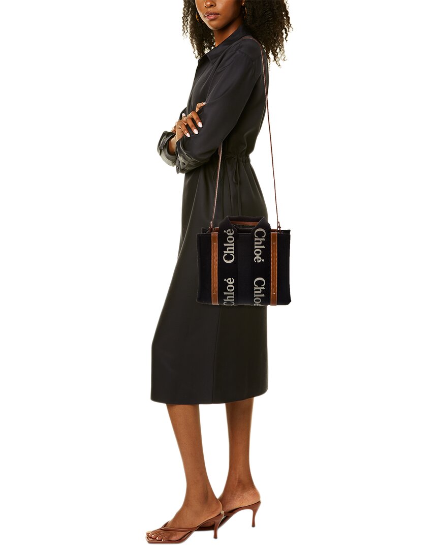 CHL - CC o? Woody Small Canvas & Leather Tote