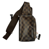 Belt Bag Luxury Designer By Louis Vuitton In Brown, Size:Small