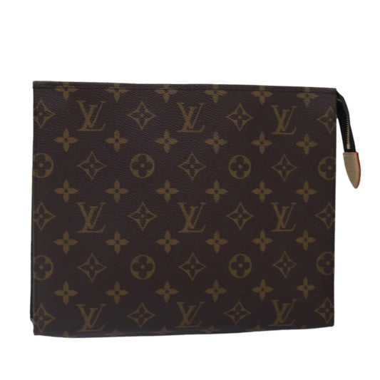 Louis Vuitton Poche Toilette  Canvas Clutch Bag