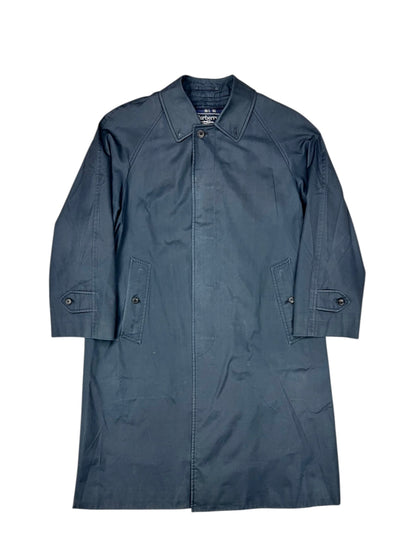 Burberry   Dark Navy Mid-Length Trench Coat