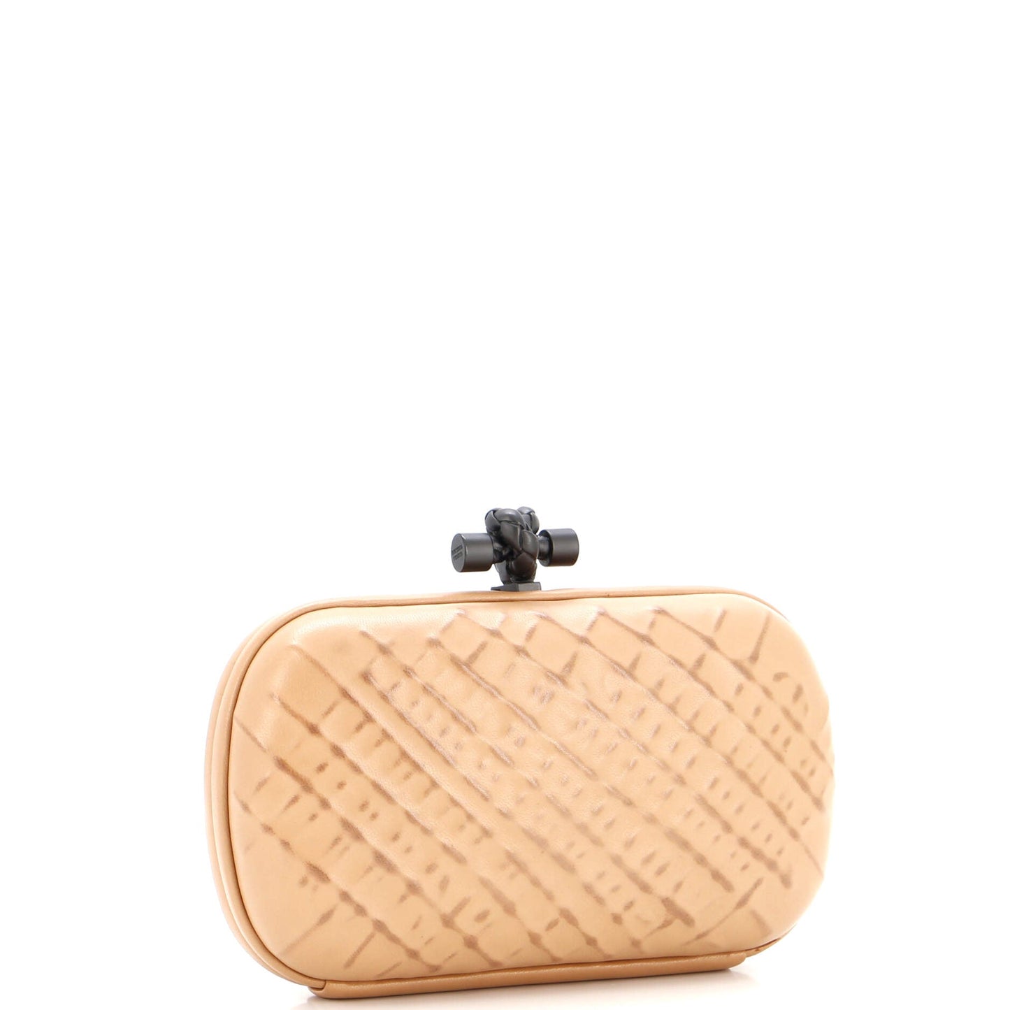 Box Knot Clutch Ricamo Rete Leather Small