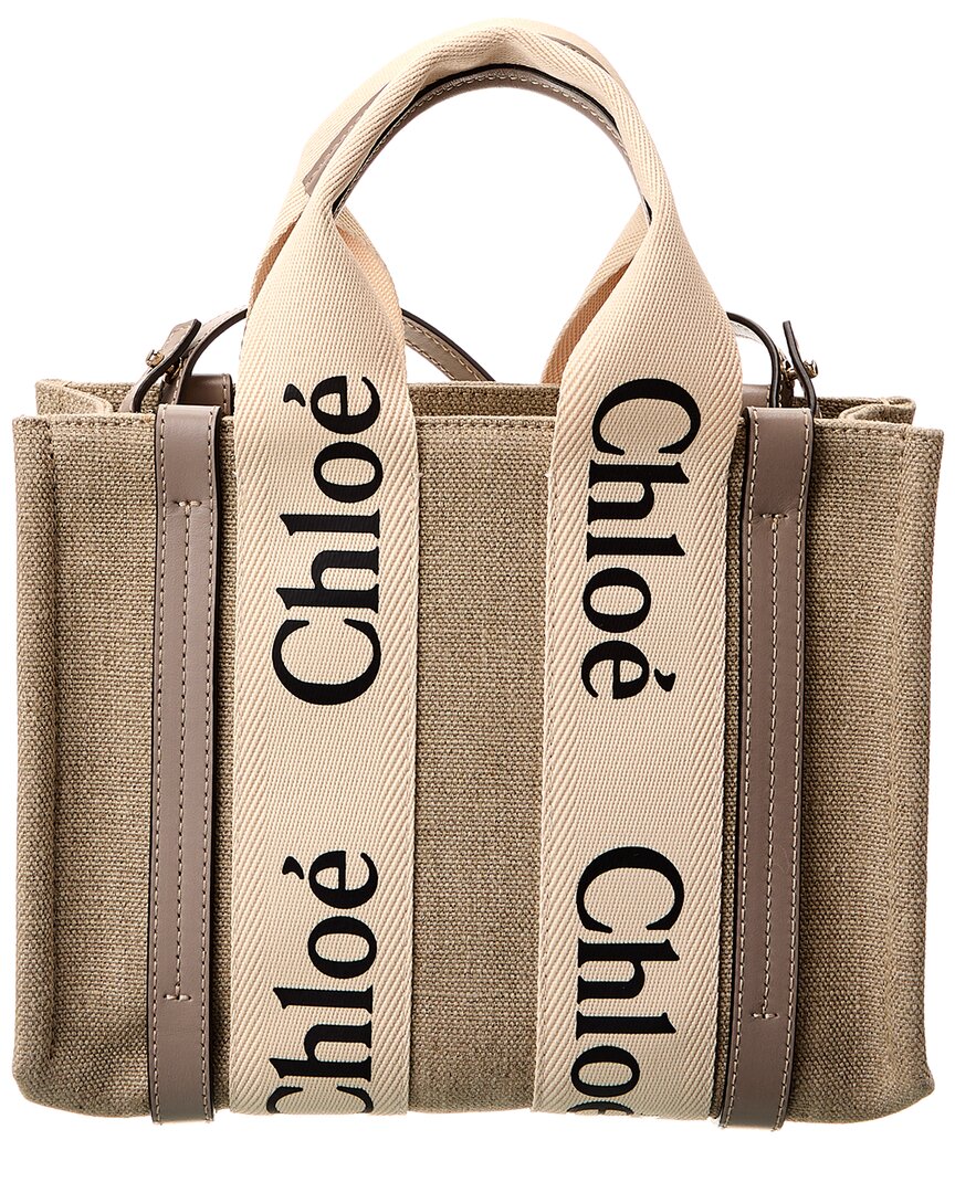 CHL - CC o? Woody Small Canvas & Leather Tote