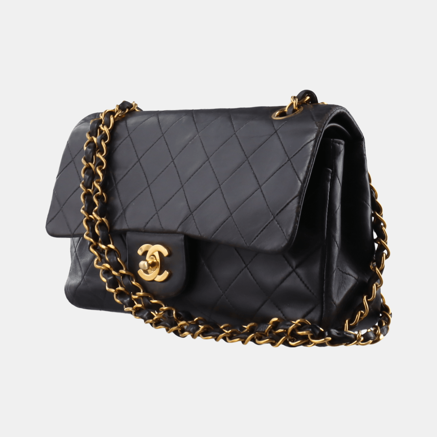 Chanel Classic Flap   Small Lambskin Leather with 24k Gold HW, 1994-1996