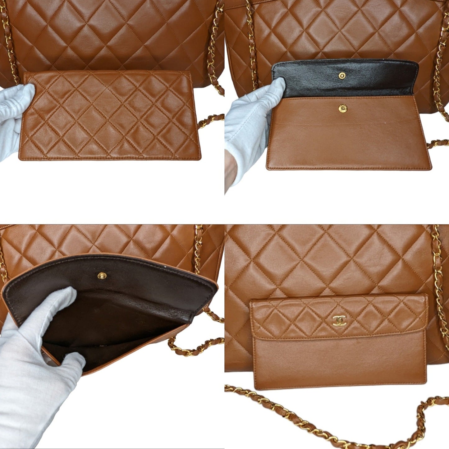 Chanel   Matelassé Chain Leather Shoulder Bag & Wallet