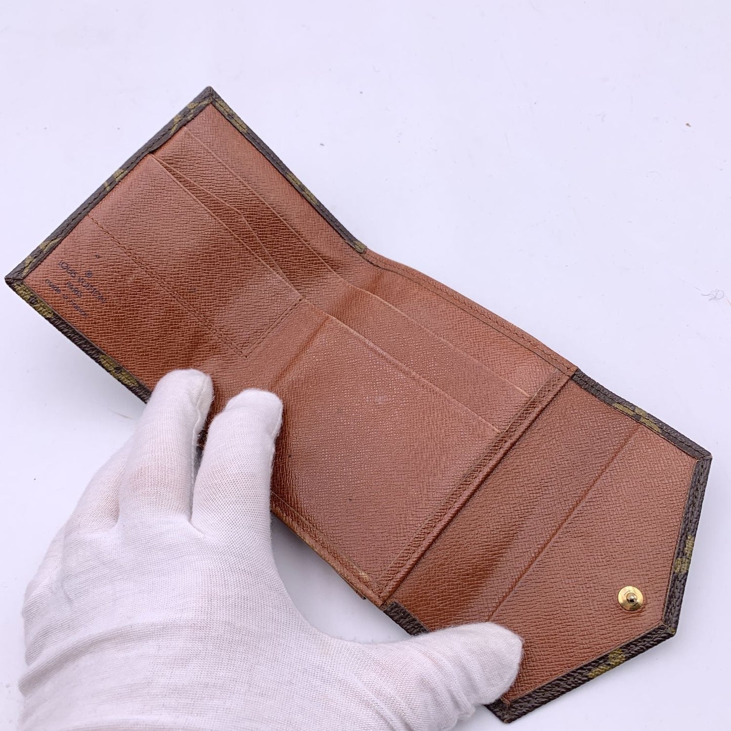 LOUIS VUITTON   Monogram Compact Double Flap Wallet M61652