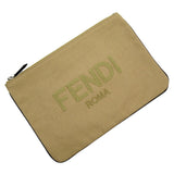 Fendi   Canvas Clutch Bag (Pre-Owned)