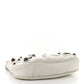 Balenciaga Extra Supple Calfskin Crocodile Embossed Le Cagole Mini Purse With Chain White