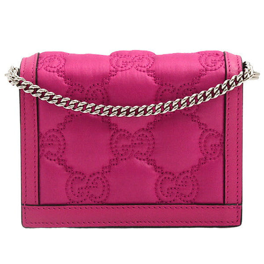 Gucci GG Matelassé Leather Nylon 2way Bag