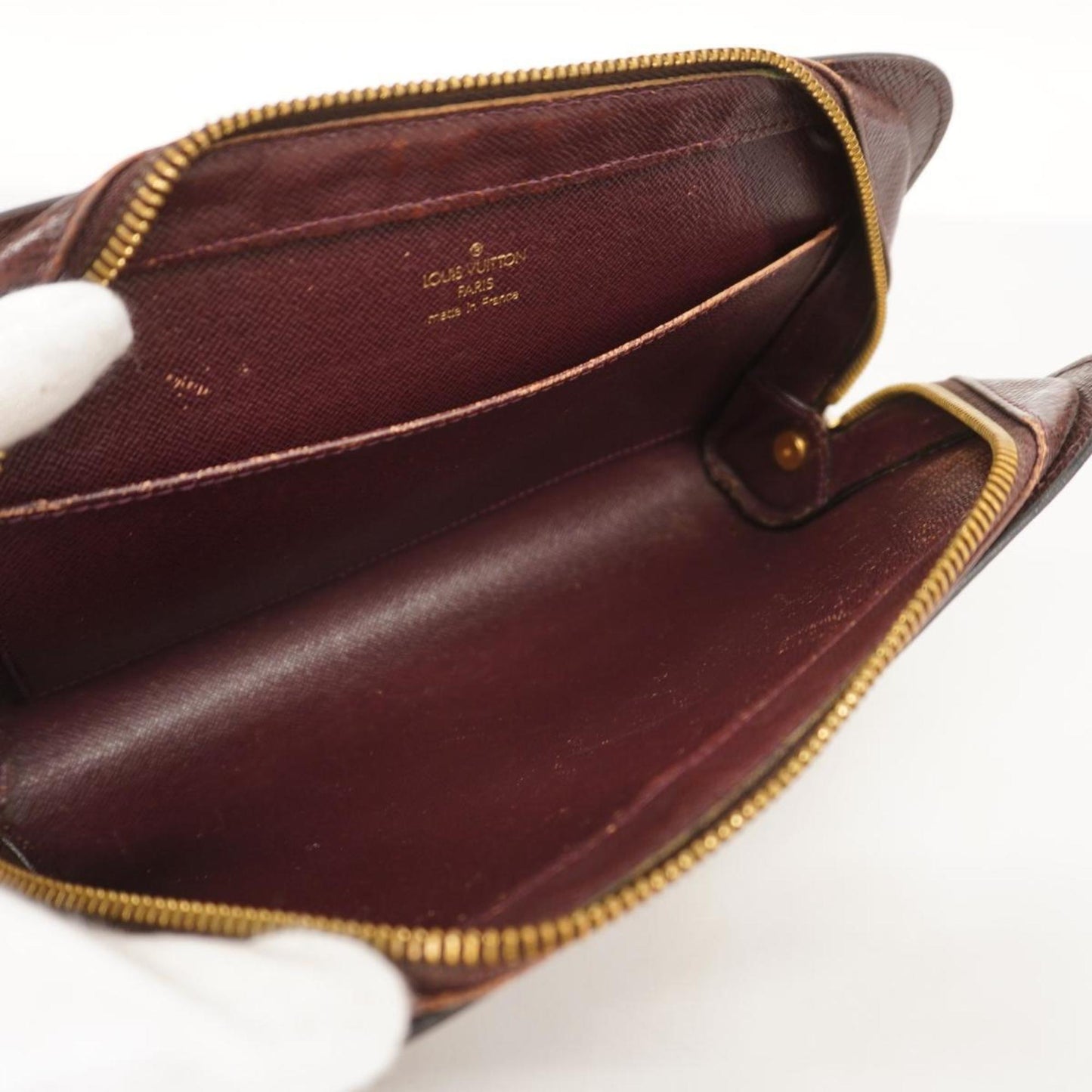 Louis Vuitton Baikal  Leather Clutch Bag