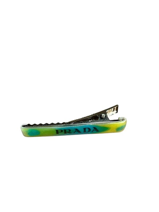 Prada Multi Re-Purposed Ribbon Hair Clip