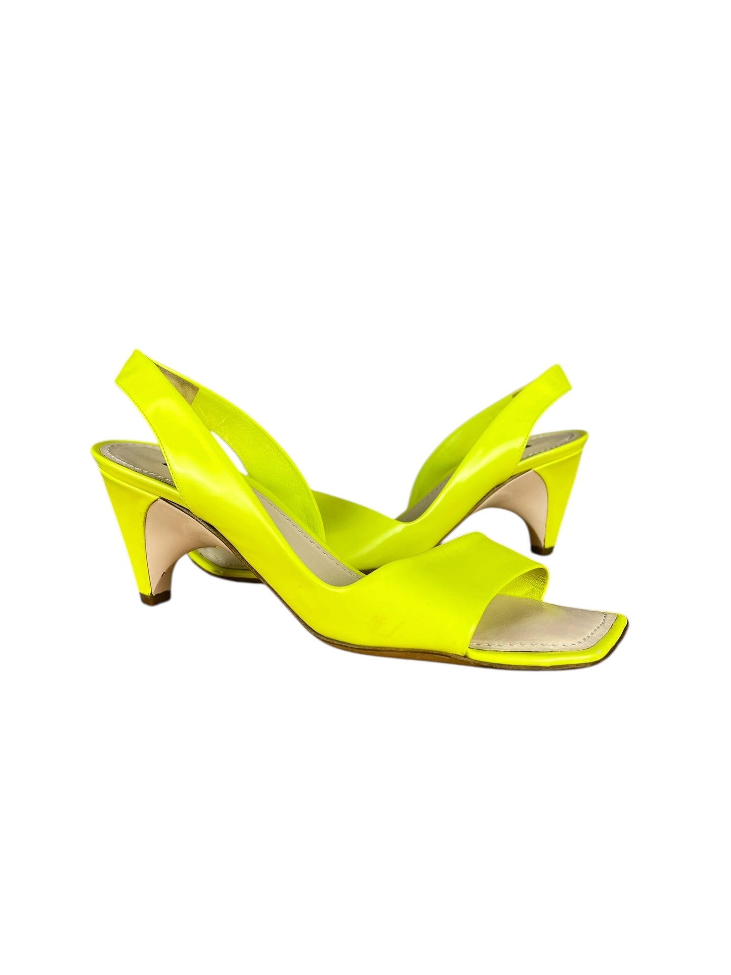 Louis Vuitton Neon Leather Heel