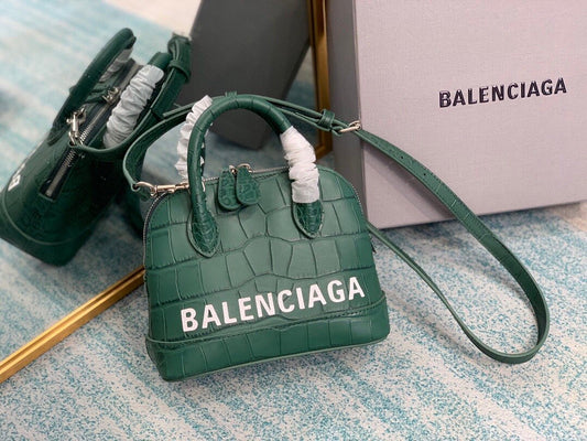 BLN-Ciaga Ville Mini Handbag In Dark Green, For Women,  Bags 4.7in/12cm