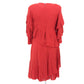 Gucci Asymmetric Pleats Silk Dress