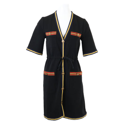 Gucci Tiger Button Rayon Blend Dress