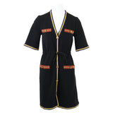Gucci Tiger Button Rayon Blend Dress
