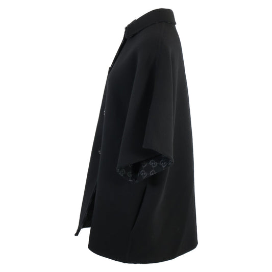 Gucci 789960 Silk Wool Reversible Coat