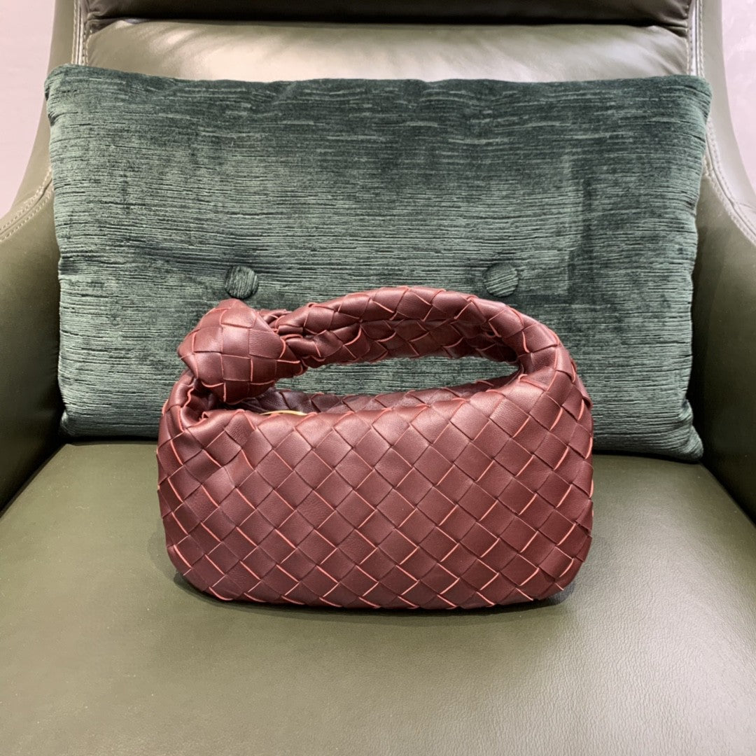 BV Mini Jodie Bag For Women 11in/28AmeliaIn Dark Red