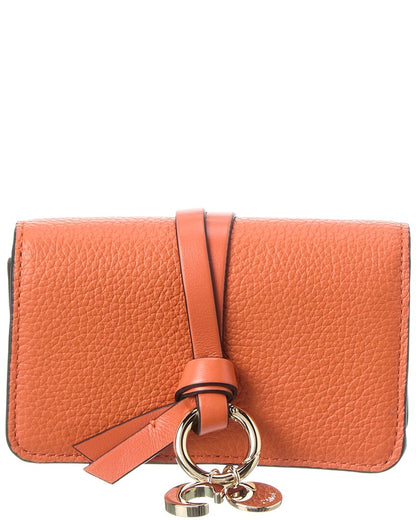 CHL - CC o? Alphabet Leather Card Holder