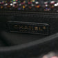 Amelia Tweed Sequin Mini Coco Handle Flap Black