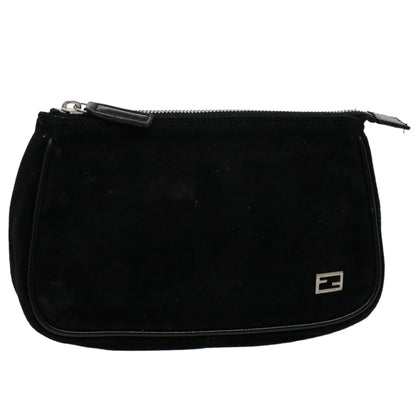 Fendi  Suede Clutch Bag