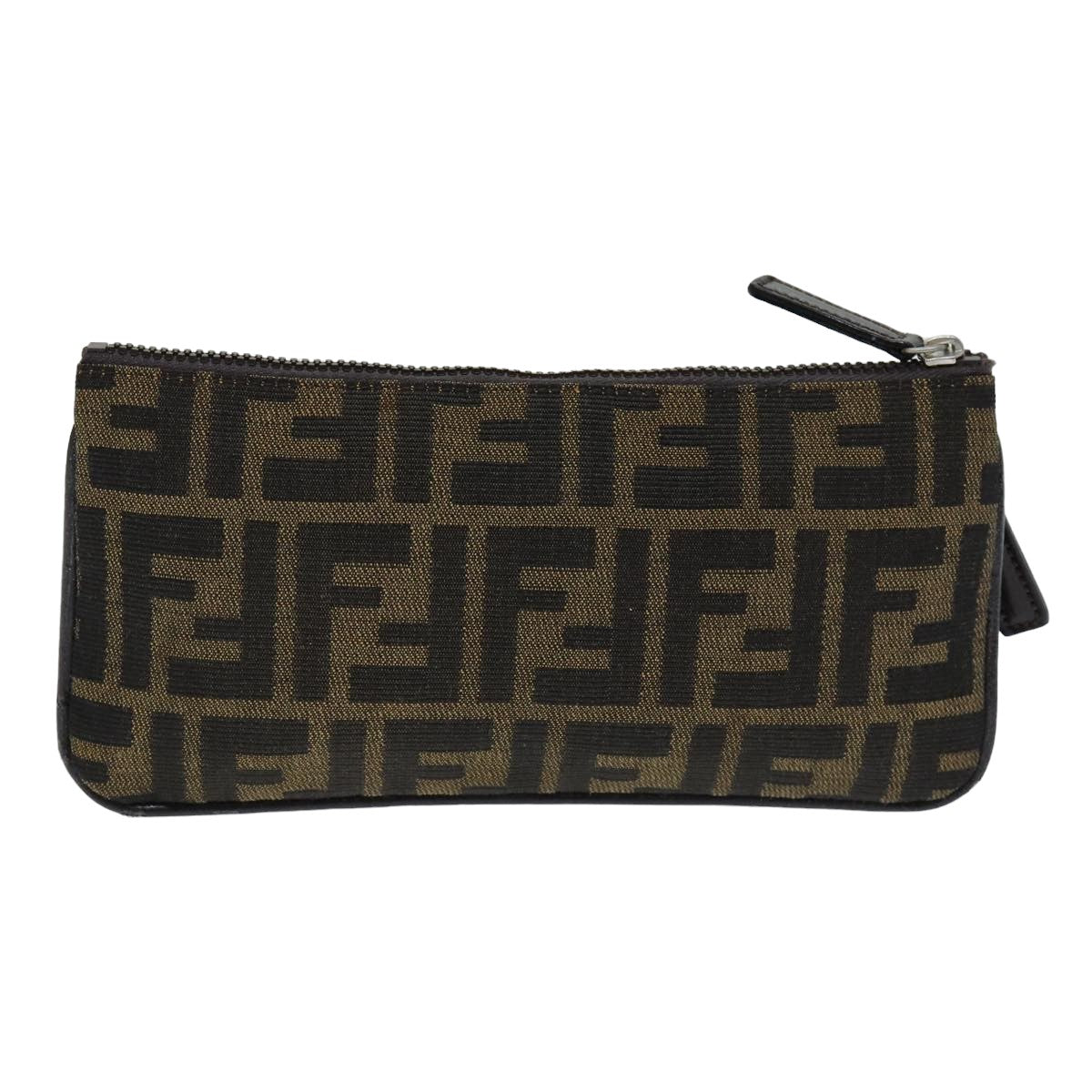 Fendi Zucca  Canvas Clutch Bag