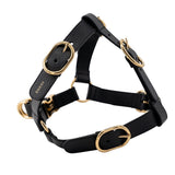 Gucci Black Leather Dog Harness