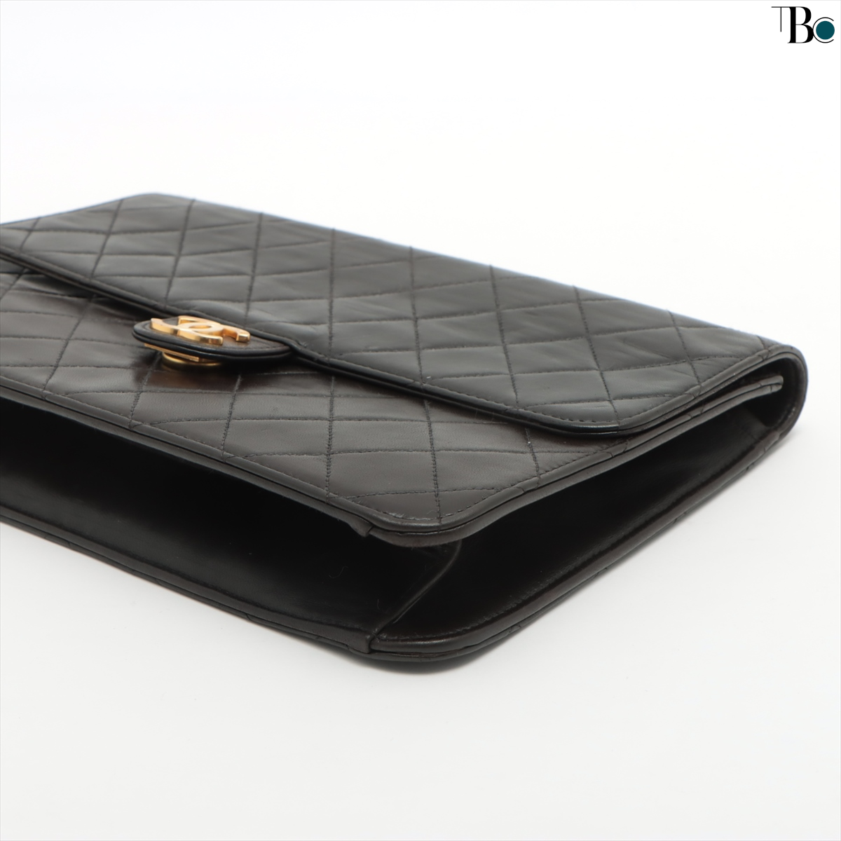 Chanel Brown Leather Flap bag shoulder bag