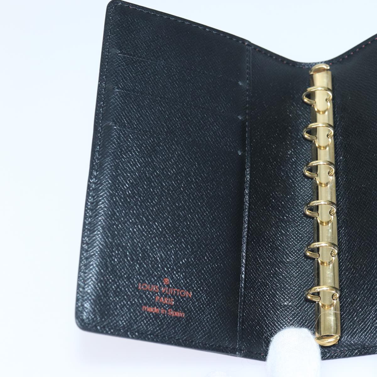 LOUIS VUITTON Epi Agenda PM Day Planner Cover Red R20057 LV Auth 78107