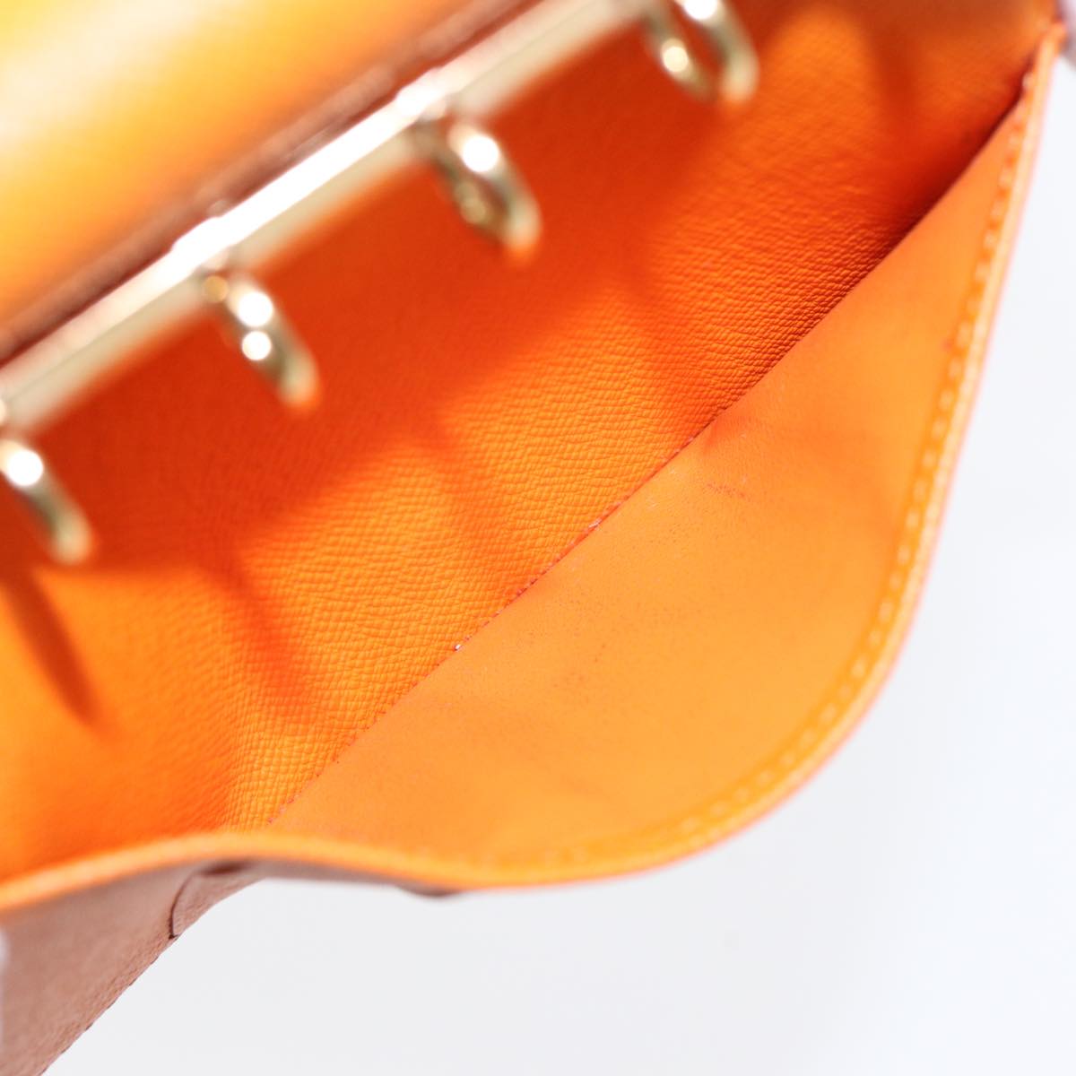 LOUIS VUITTON Epi Agenda PM Day Planner Cover Orange Mandarin R2005H Auth 78109