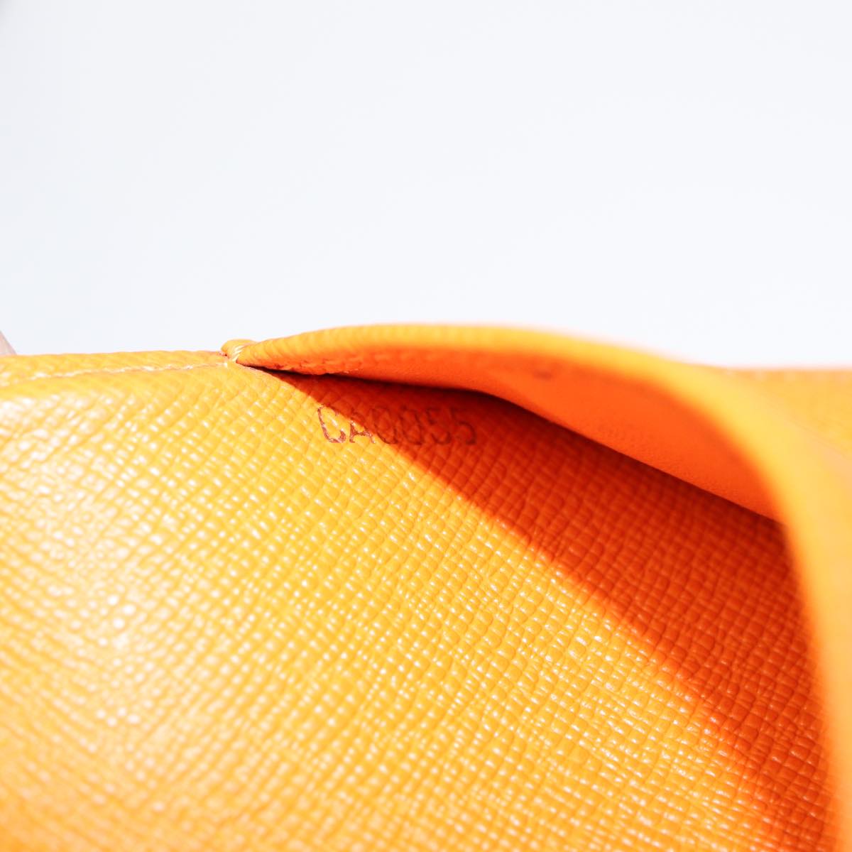 LOUIS VUITTON Epi Agenda PM Day Planner Cover Orange Mandarin R2005H Auth 78109