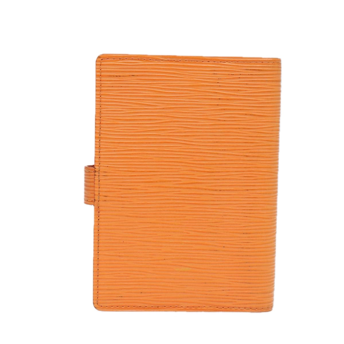 LOUIS VUITTON Epi Agenda PM Day Planner Cover Orange Mandarin R2005H Auth 78109