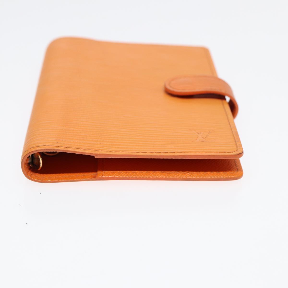 LOUIS VUITTON Epi Agenda PM Day Planner Cover Orange Mandarin R2005H Auth 78109