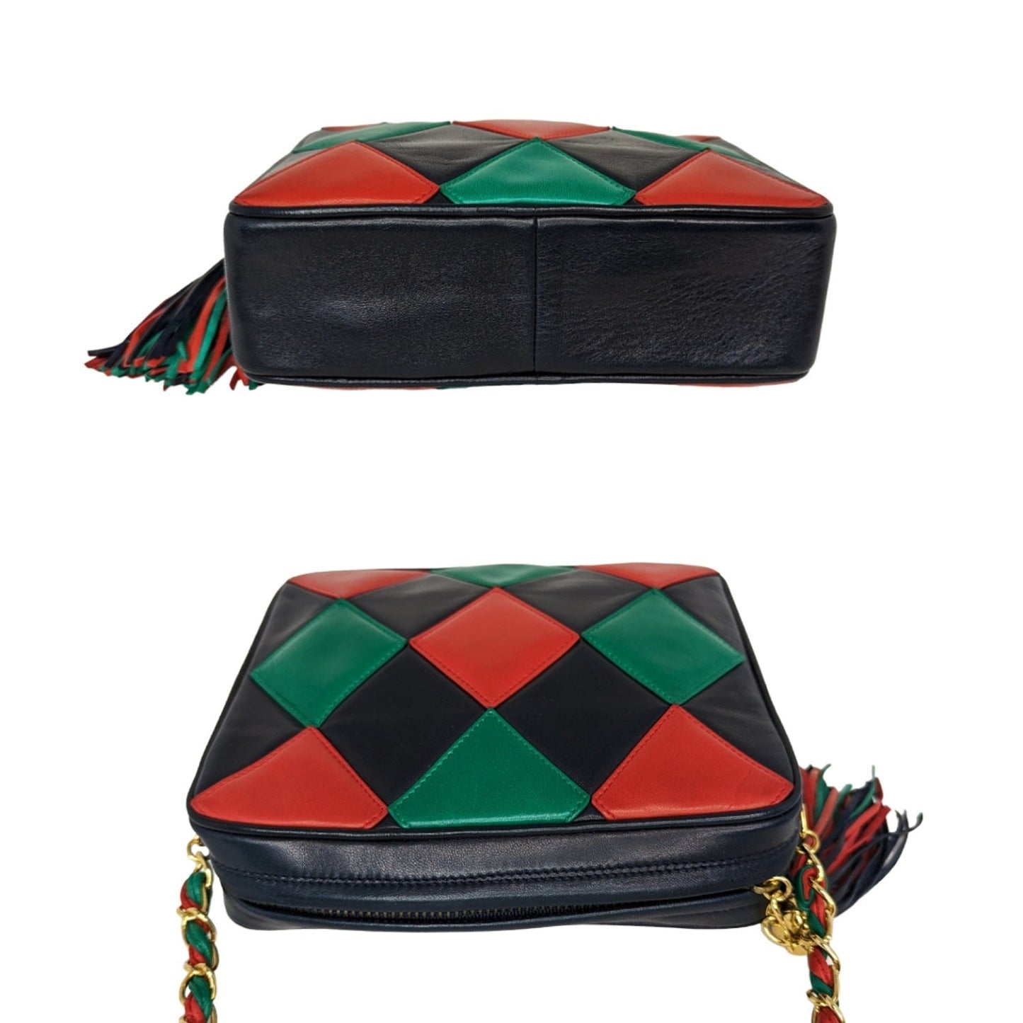 Chanel bag   Harlequin Tassel Camera Shoulder Bag