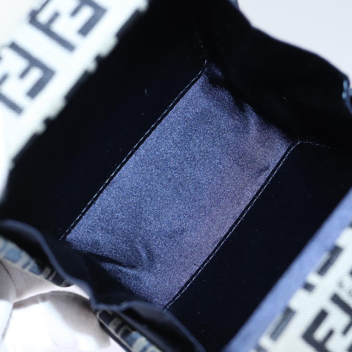 Fendi Zucchino  Canvas Clutch Bag