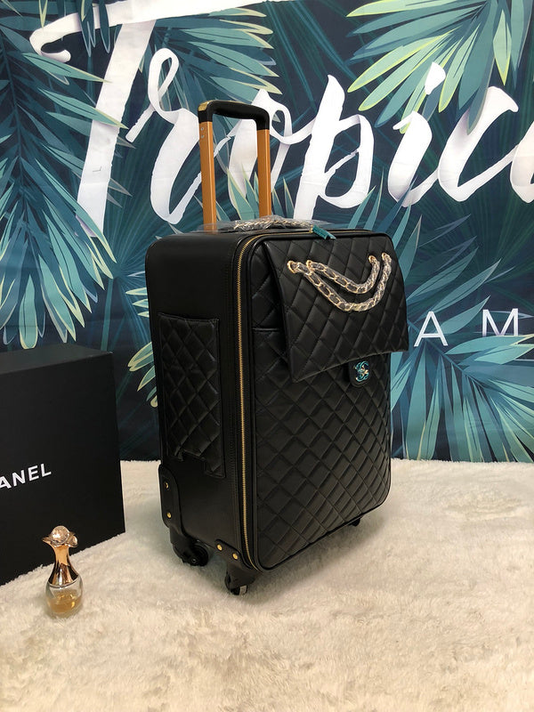 Chanel Carry On Luggage Travel Trolley For Women