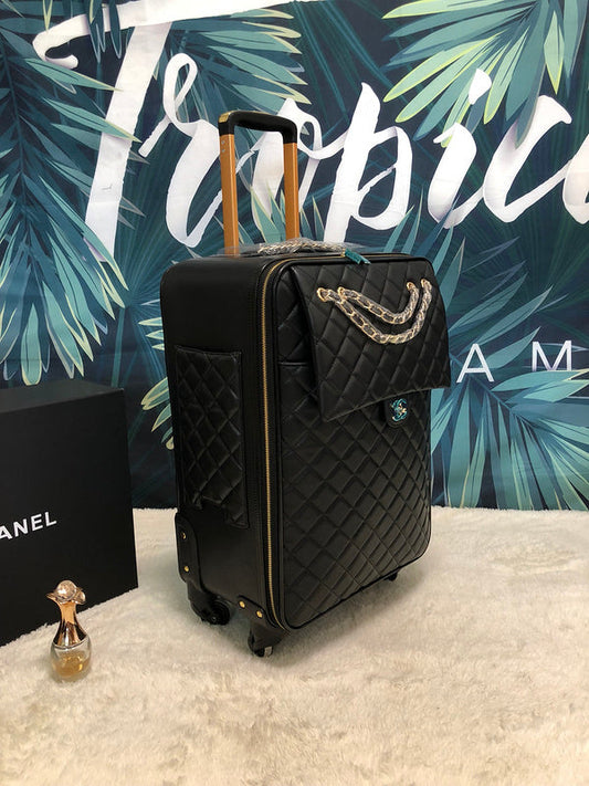 Chanel Carry On Luggage Travel Trolley For Women