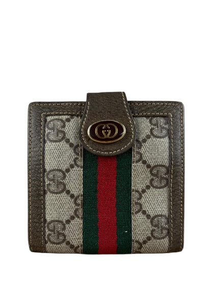 Gucci GG   Sherry Line Compact Wallet