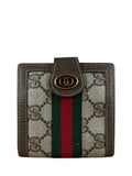 Gucci GG   Sherry Line Compact Wallet