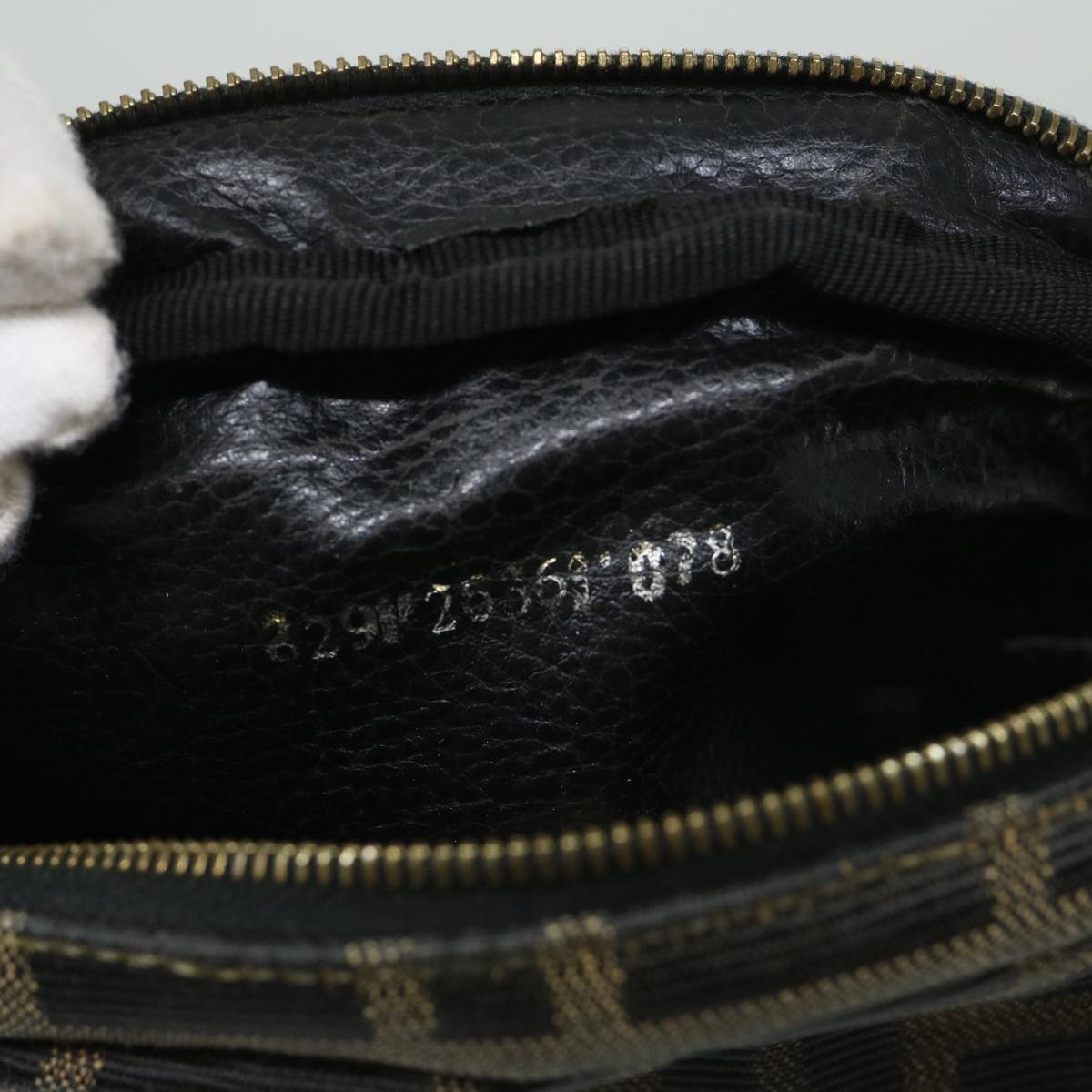 Fendi Zucca  Canvas Clutch Bag