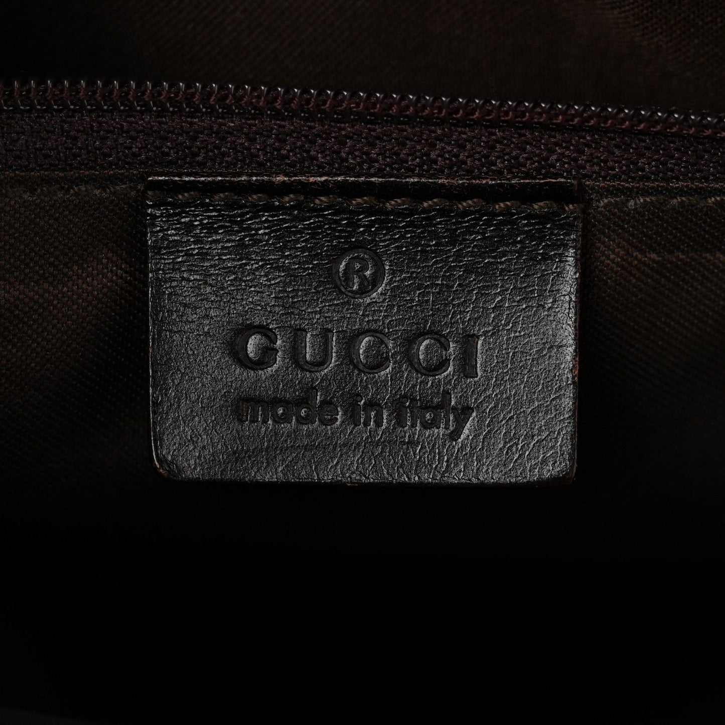Amelia GG Monogram Tote Dark Brown