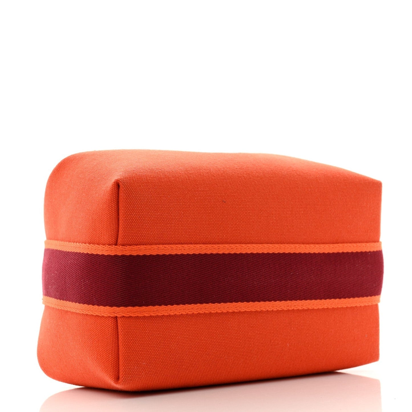 Amelia Canvas Small Bride-A-Brac Pouch Orange Burgundy