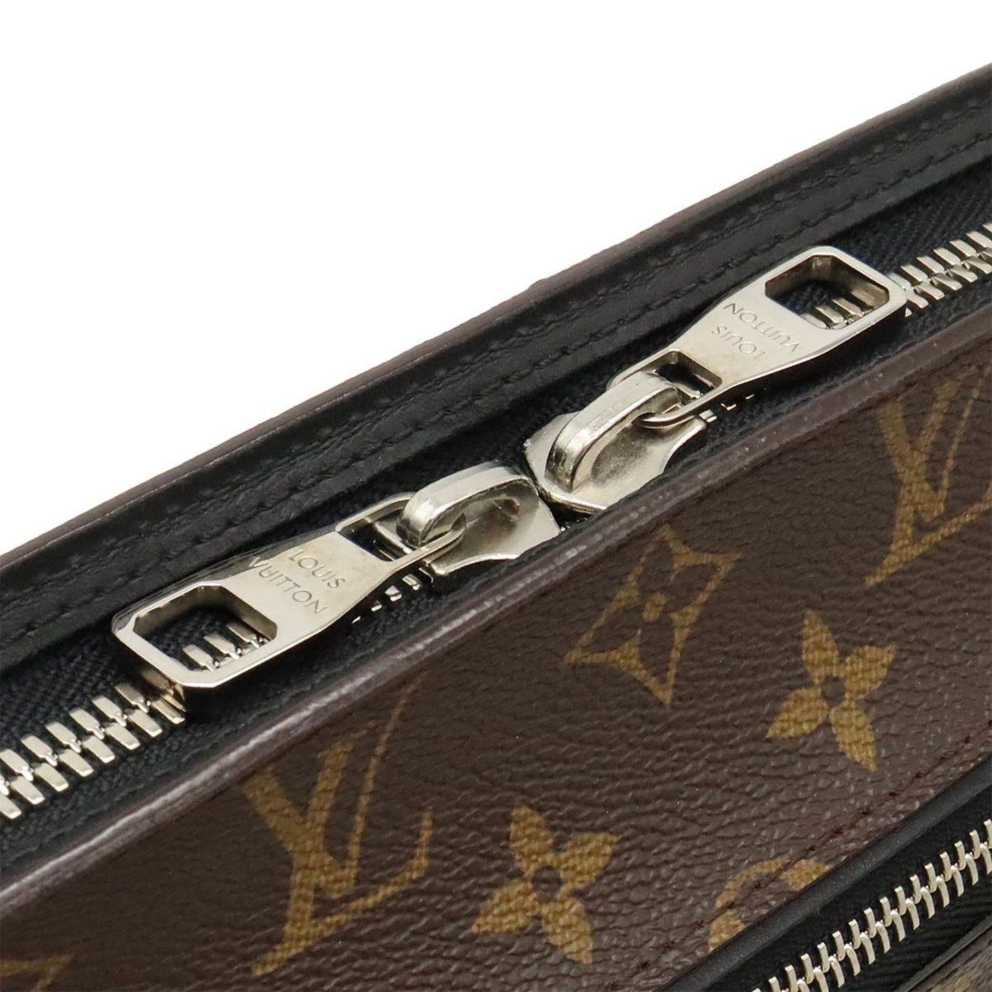 Louis Vuitton Macassar  Canvas Clutch Bag