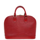 LOUIS VUITTON Epi Alma Hand Bag Castilian Red M52147 LV Auth 79338