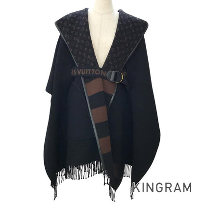 LOUIS VUITTON Monogram FJC013YCV Women's Poncho