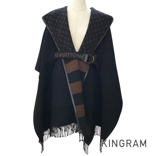LOUIS VUITTON Monogram FJC013YCV Women's Poncho